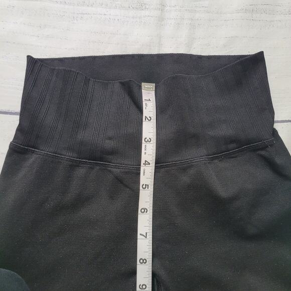 Athleta Size S Seamless High Rise Intarsia Knit Leggings Athleisure Barre Gym - Picture 4 of 7
